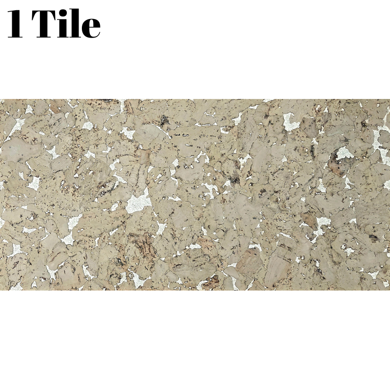 Decorative Cork Wall Tiles - Grego - 1 Tile - 0.18m2 (1.94sqft)