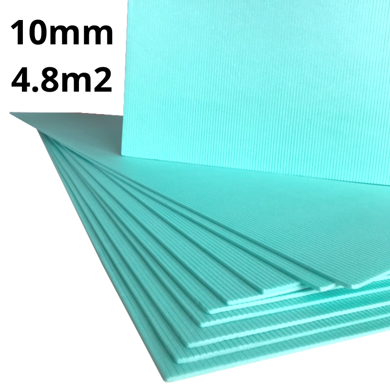 10mm XPS thermal insulation underlay for laminate and wood flooring, covers 4.8m², super high quality with easy installation system