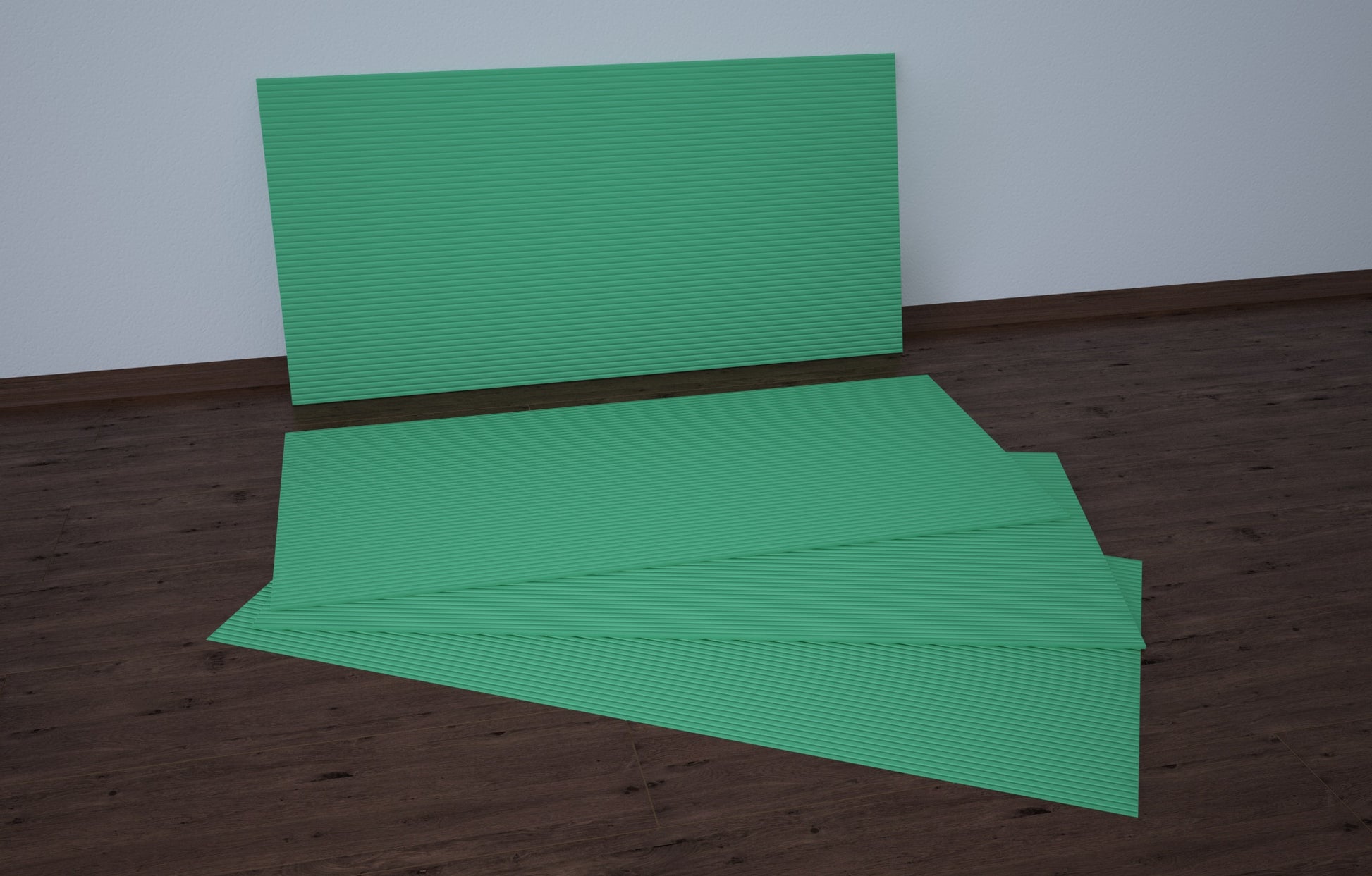 alt="10mm XPS underlay providing thermal insulation for laminate and wood flooring, covering 4.8m² (51.66 sqft), easy to install.