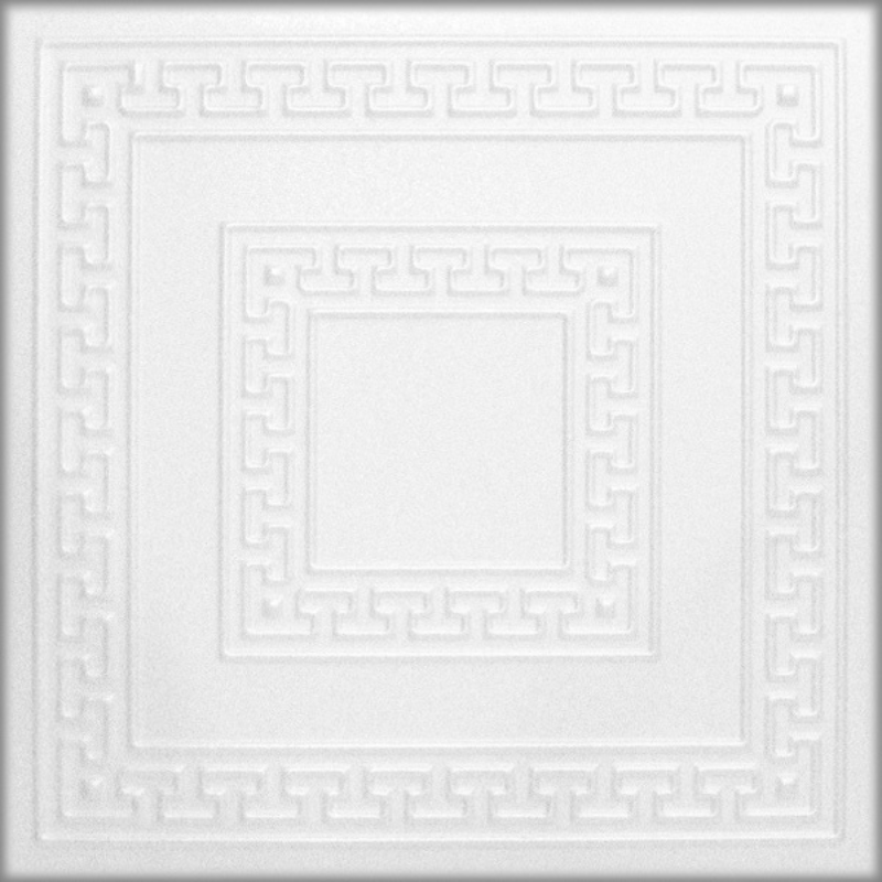 White 5: Decorative Ceiling & Wall Panels - 2m2 (21.52 sqft) - 8 Panels