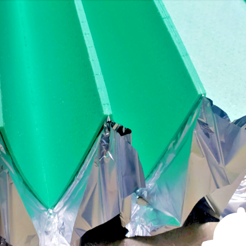 Underlay XPS 5mm with Aluminium Membrane -Thermal Insulation for Laminate & Wood Flooring - 7-49m2 (75.34-527.43 sqft)