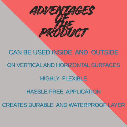 Pro-Foil Liquid Membrane – 4kg (approx. 3.3m2) - Waterproof Coating for Indoor & Outdoor Use – Bathroom, Kitchen, Balcony & Terrace