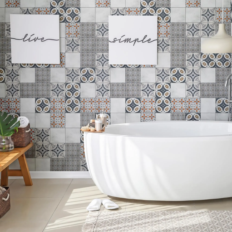 Deacoratvie Wall Panels - Patchwork -  3.25m2 (34.98sqft) - 9 Panels