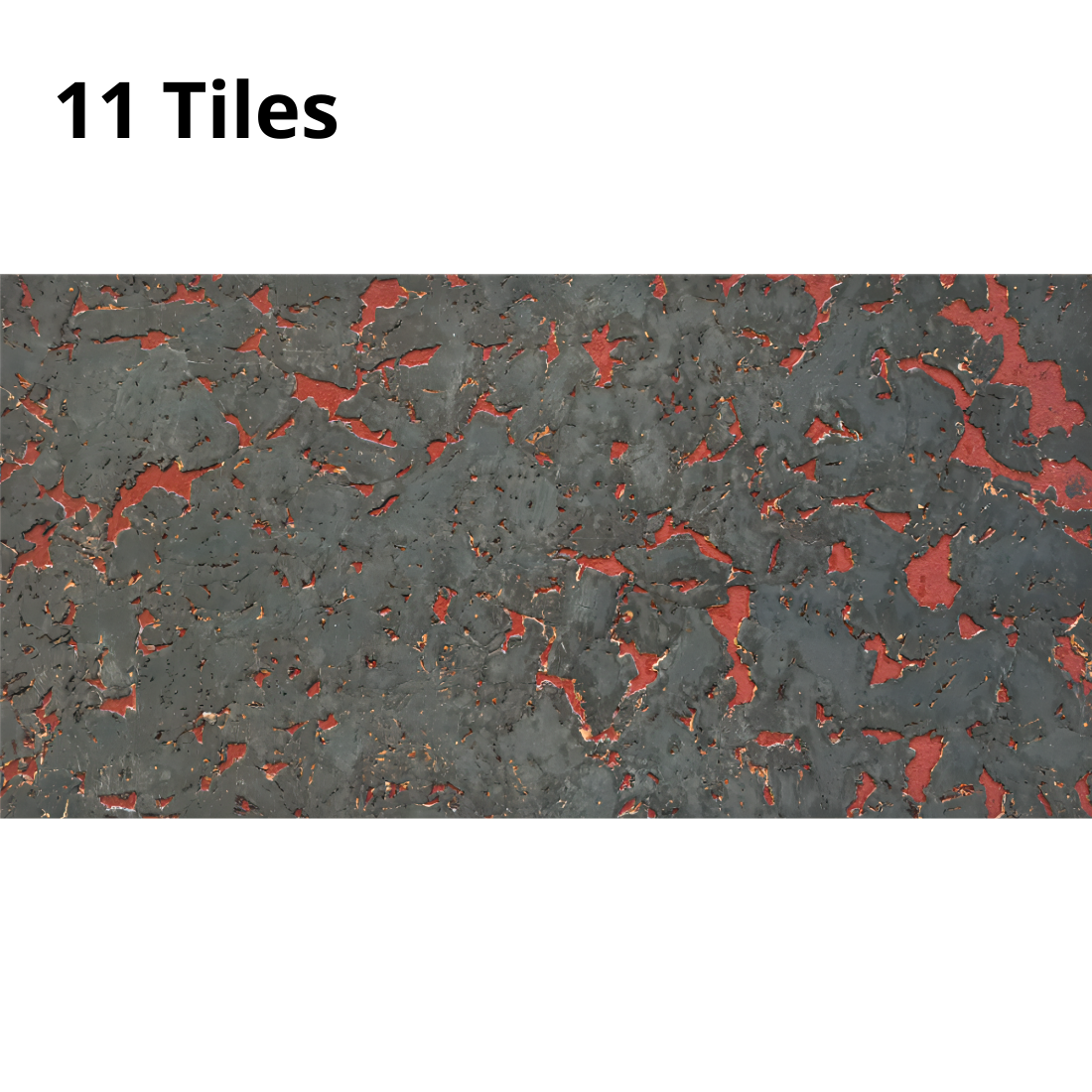 High-quality Magma decorative cork wall tiles in a 1-pack set covering 1.98m2, natural eco-friendly cork panels for interior wall decoration.