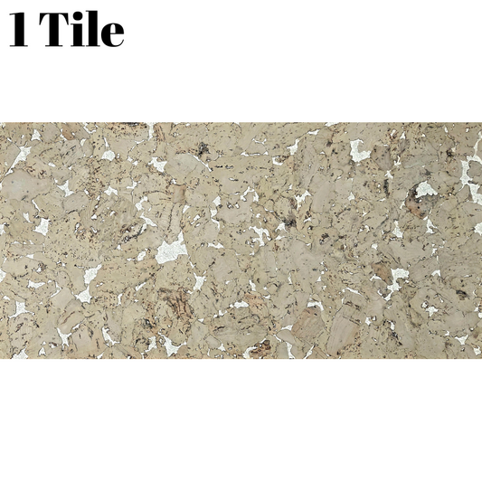 Decorative Cork Wall Tiles - Grego - 1 Tile - 0.18m2 (1.94sqft)