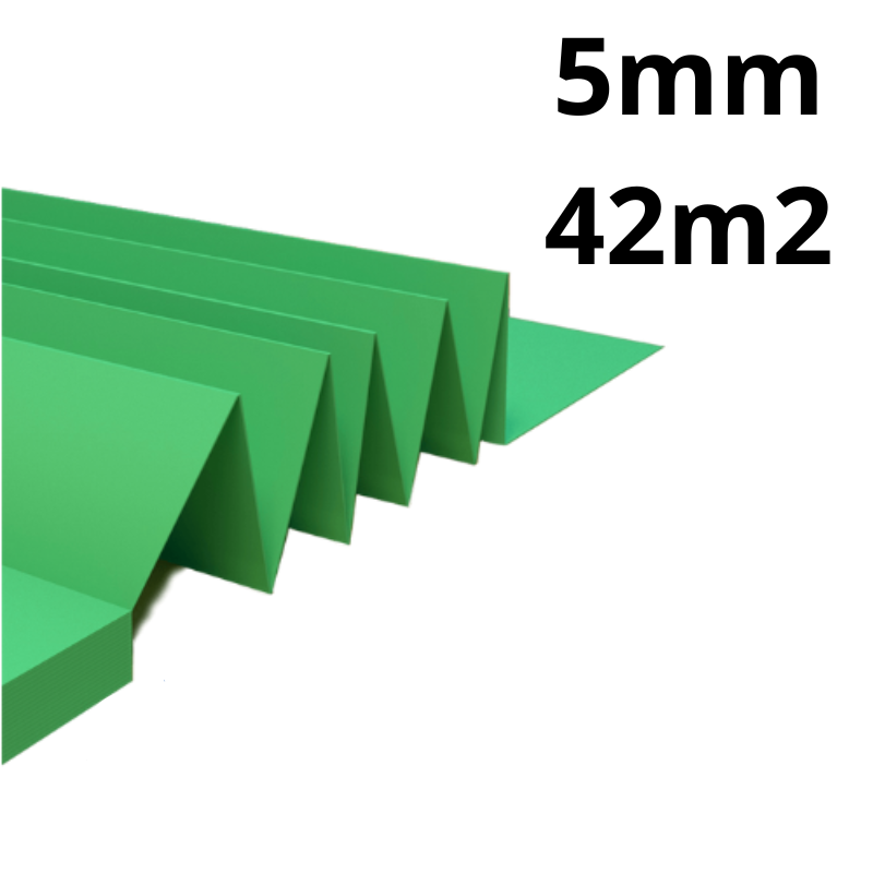 5mm quick XPS thermal insulation underlay for laminate and wood flooring, covers 7-49m², high-quality with rapid installation system