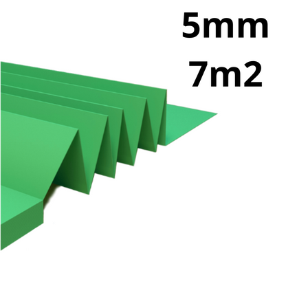 5mm quick XPS thermal insulation underlay for laminate and wood flooring, covers 7-49m², high-quality with rapid installation system