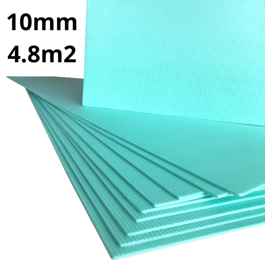10mm XPS thermal insulation underlay for laminate and wood flooring, covers 4.8m², super high quality with easy installation system