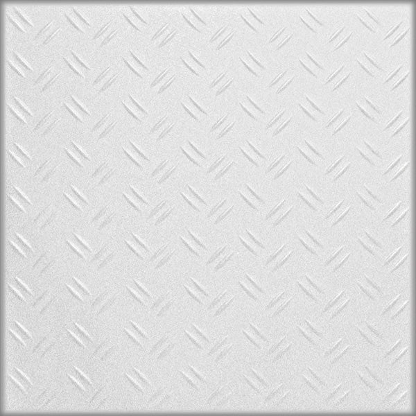 White decorative 3D textured ceiling and wall panels, modern interior design, set of 8 panels, 2 square meters coverage