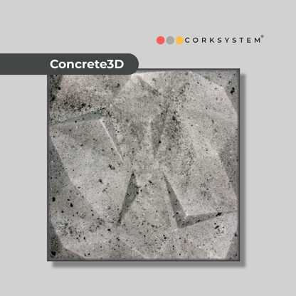 Concrete 3D: Decorative Ceiling & Wall Panels - 2m2 (21.52 sqft) - 8 Panels