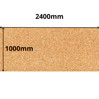 Cork Sheet Roll - 1000x2400mm - 4mm - Décor and DIY - Pack of 1