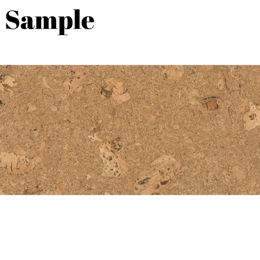 Decorative Cork Wall Tiles - Natural 1 - Sample - 1 Strip