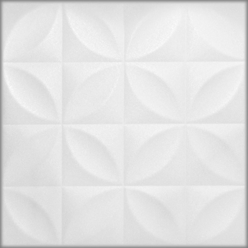 White 6: Decorative Ceiling & Wall Panels - 2m2 (21.52 sqft) - 8 Panels
