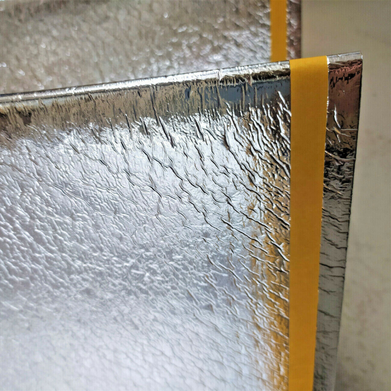 Underlay XPS 5mm with Aluminium Membrane -Thermal Insulation for Laminate & Wood Flooring - 7-49m2 (75.34-527.43 sqft)