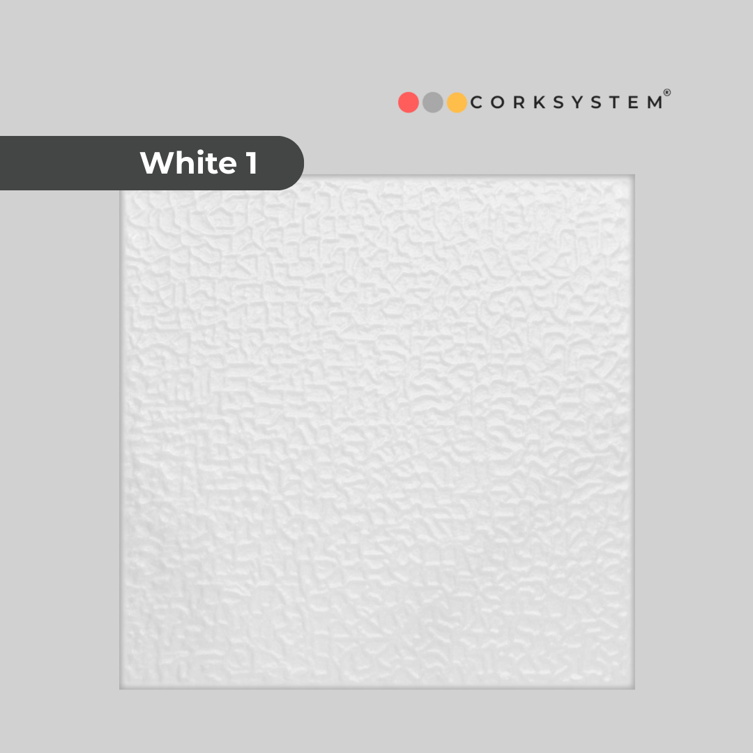 White 1: Decorative Ceiling & Wall Panels - 2m2 (21.52 sqft) - 8 Panels
