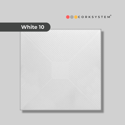 White 10: Decorative Ceiling & Wall Panels - 2m2 (21.52 sqft) - 8 Panels