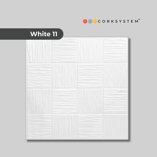 White 11: Decorative Ceiling & Wall Panels - 2m2 (21.52 sqft) - 8 Panels