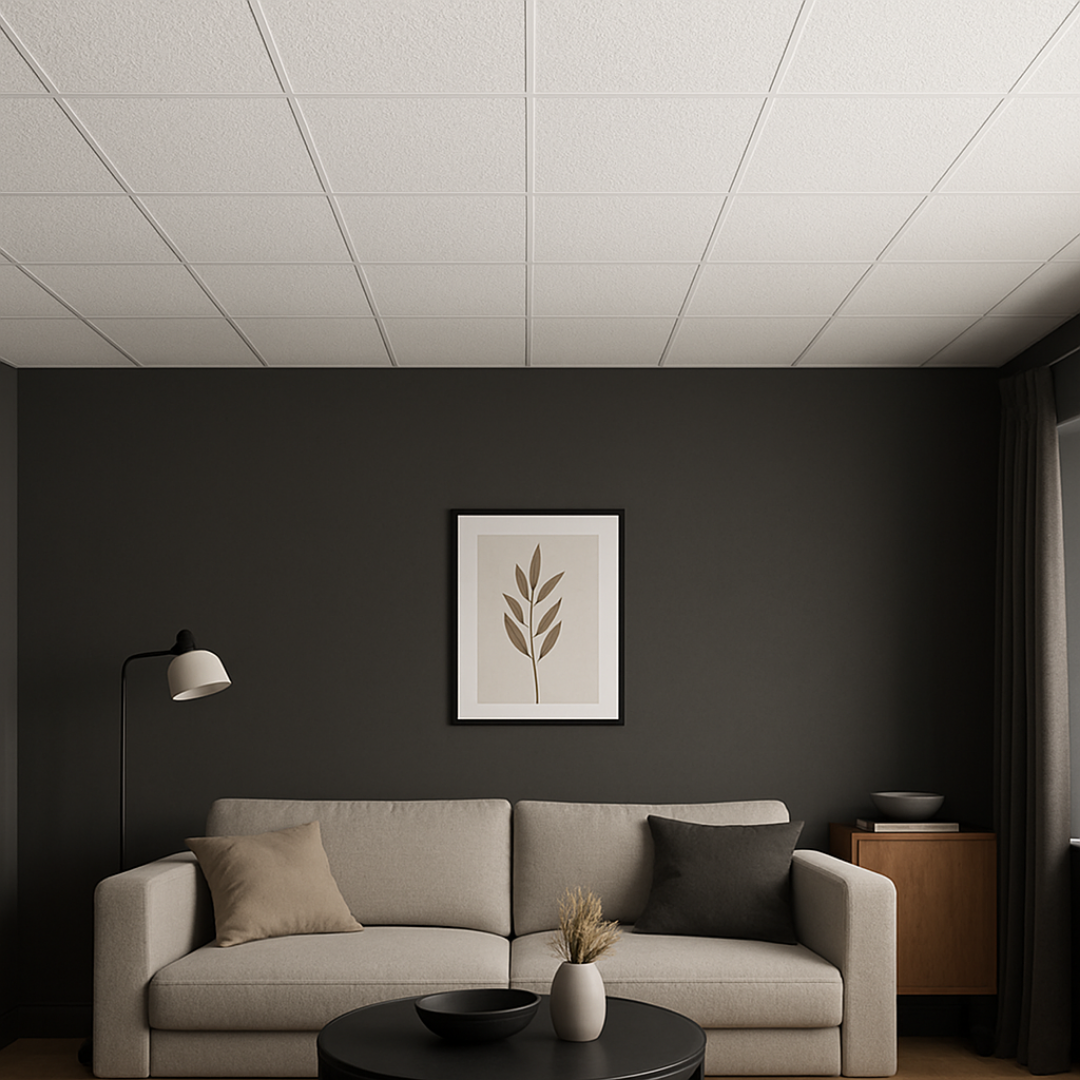 White 21: Decorative Ceiling & Wall Panels - 2m2 (21.52 sqft) - 8 Panels